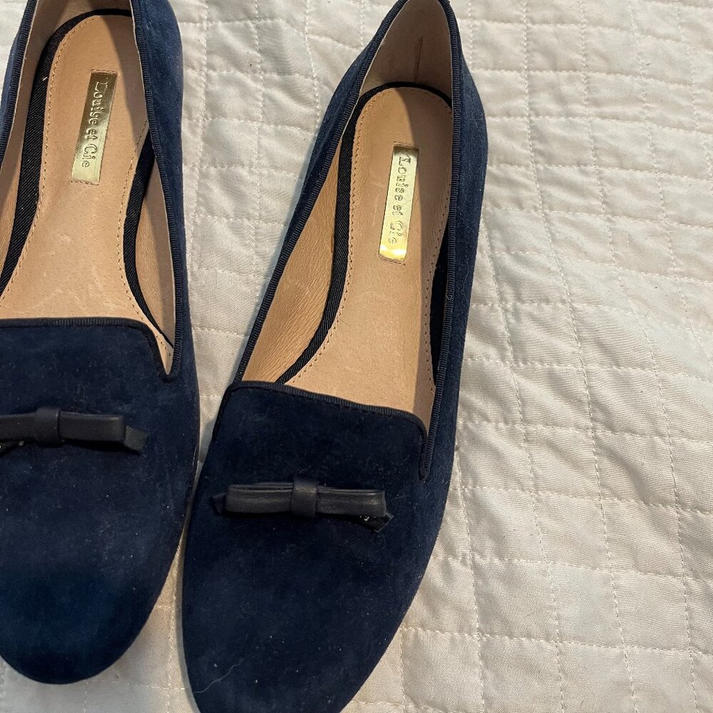 Louise Et Cic Shoes Suede Navy Loafers Size 6m